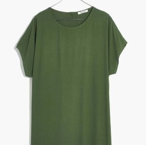 Madewell:Palm Tree Button-Back Easy Shift Dress